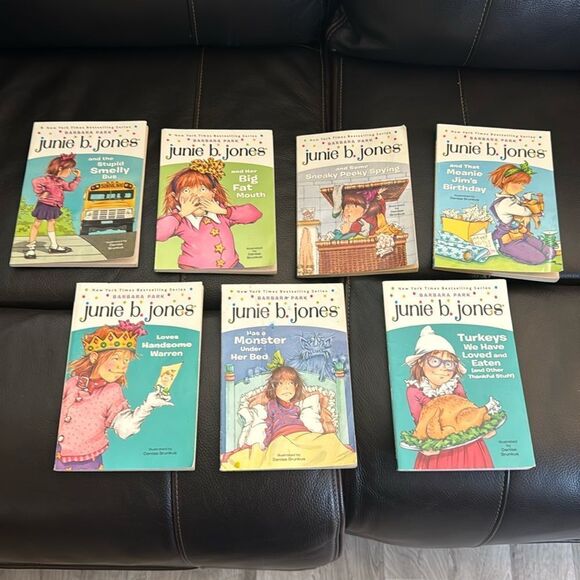 June B. Jones Book Bundle. 7 books. Books 1,3,4,6,7,8,28.  Ages 6-9. Chapter​ - Picture 1 of 8